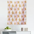 thumbnail image 1 of Gingerbread Man Tapestry, Pattern with Pastel Colored Striped Backdrop Bakery Xmas Goodies, Fabric Wall Hanging Decor for Bedroom Living Room Dorm, 5 Sizes, Multicolor, by Ambesonne, 1 of 1