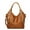 Light Brown, variant on High Quality Big Capacity Women Handbag Luxury Women Bag Side Pockets Design Hand Bag PU Leather Totes Shoulder Bags Ladies