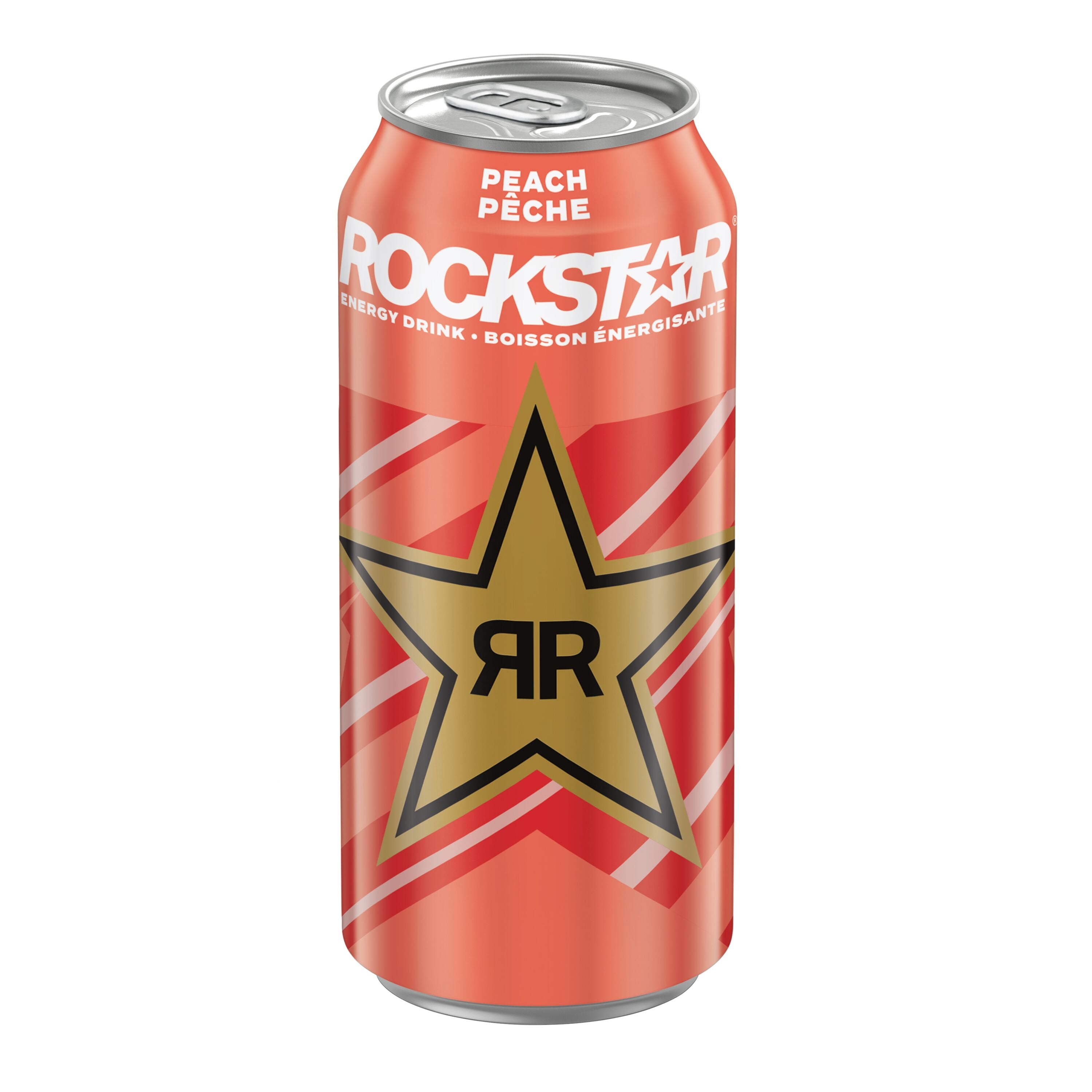 Rockstar Punched Peach Energy Drink 473 mL, Can
