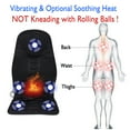 thumbnail image 3 of Heat Massage Back Massager Massage Chair Vibrating Car Seat Cushion for Back Neck Thigh with 8 Modes 3 Speed Heating for Home Office Car Seat Cushion Mat, 3 of 7