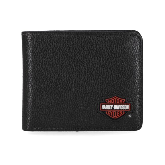 Billetera Harley-Davidson de Cuero Genuino con Bloqueo RFID