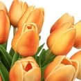 thumbnail image 6 of Briful 24Pcs Tulips Orange Artificial Flowers 13.5" Fake Tulips Spring Faux Flowers Picks in Bulk Vase Fowers Bouquet, 6 of 6