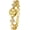 X Gold, variant on Vintage Gold Watch for Women Hollow Four Leaf Chain Bracelet Dainty Small Ladies Dress Quartz Watch Waterproof Luxury Gift