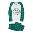 thumbnail image 4 of DuAnyozu Matching Family Pajamas Sets Christmas PJ's Holiday Christmas Deer Printed Sleepwear with Plaid Pants, 4 of 10