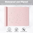 thumbnail image 4 of Desk Mouse Pad, 23.6" x 11.8" PU Leather Desk Mat, Extended Mouse Pad, Waterproof Desk Blotter Protector, Ultra Thin Small Laptop Keyboard Mat, Non-Slip Desk Writing Pad for Office Home, 4 of 6