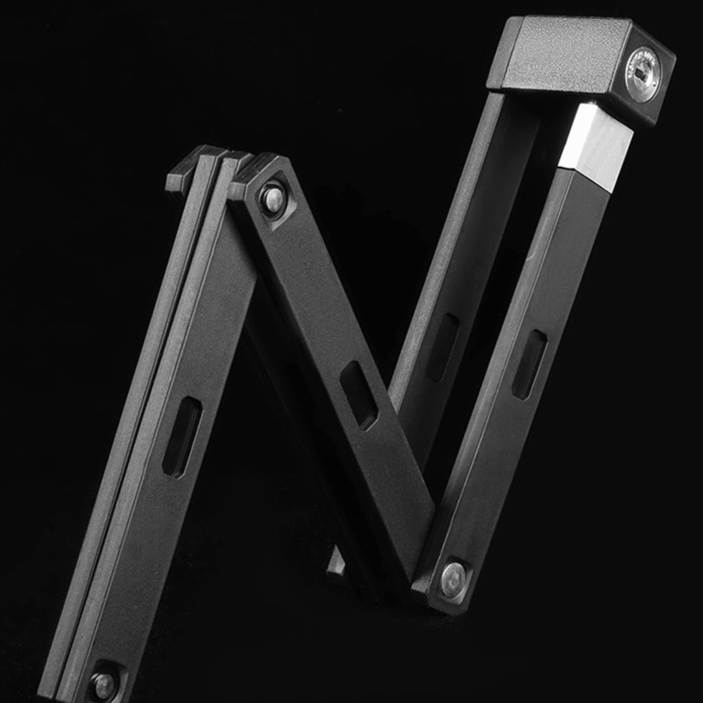 Yammee Folding Bike Lock with 3 Key High Security Scooter Lock Heavy Duty Bike Chian Lock for Electric Bike Scooter Motorcycle