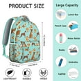 thumbnail image 6 of Compact Travel Backpack with Dog and Puppy Print Lightweight School Bag Cute Small Backpack for School, 6 of 6