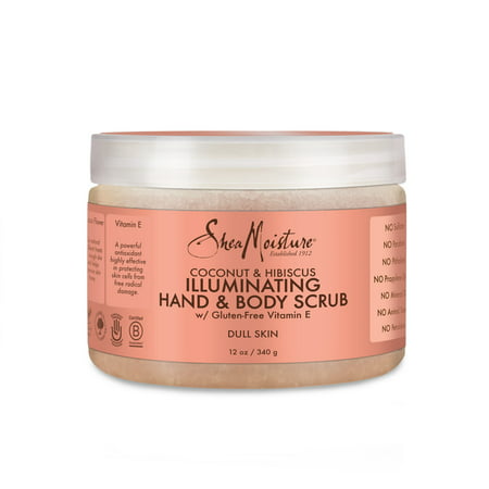 Shea Moisture Coconut & Hibiscus Hand & Body Scrub, 12