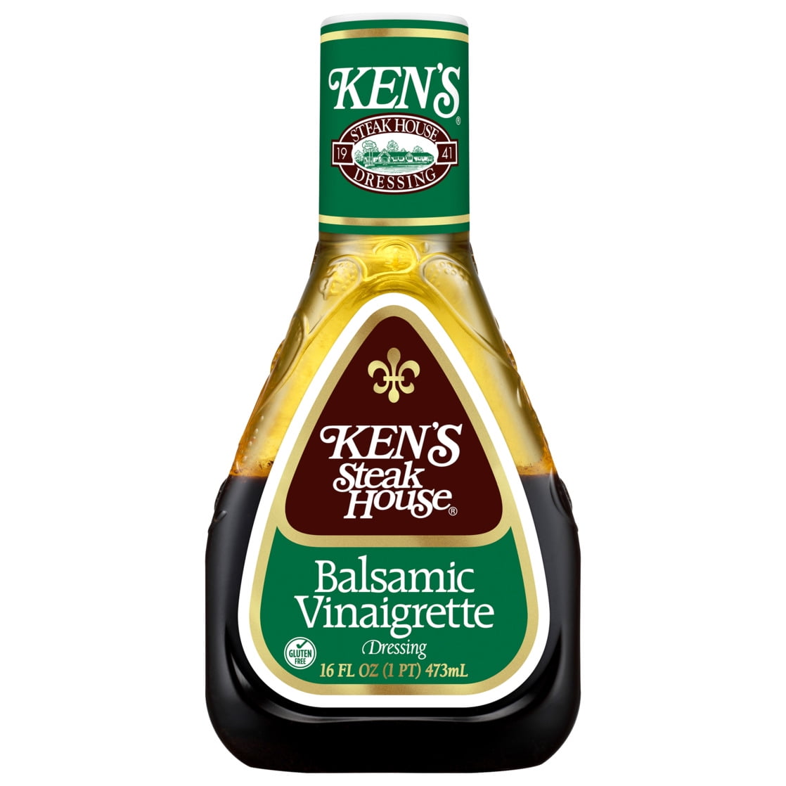 (6 pack) Ken's Steak House® Balsamic Vinaigrette Salad Dressing 16 fl oz