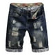 thumbnail image 1 of Pantalones Cortos Vaqueros Rasgados De Moda Para Hombre, 1 of 8