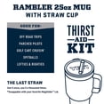 thumbnail image 3 of Taza YETI Rambler de 750 ml con tapa de pajita de acero con aislamiento al vacío, 3 of 9