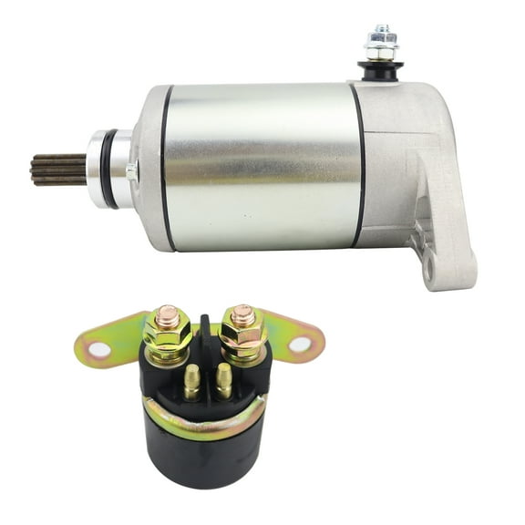 SHUmandala Starter Motor & Starter Solenoid Relay Replacement for ARCTIC CAT 250 1999-2005 300 1998-2005