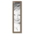 thumbnail image 2 of ArtToFrames 8" x 34" Aged White Gold Picture Frame, 8x34 inch Silver Wood Poster Frame (WOM-2036),  Pack, 2 of 7