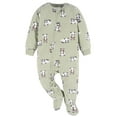 thumbnail image 2 of Gerber Baby and Toddler Neutral Microfleece Blanket Sleeper Pajamas, 2-Pack, Sizes 0/3 Months -5T, 2 of 11