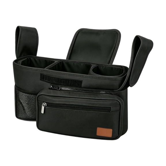 Student Storage Organizer | Insulated Bottle Holder | Diaper Caddy Organizer with Adjustable Straps for Stroller Outings