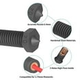 thumbnail image 4 of 2Pcs CHT Volcano Nozzle Hardened Steel, 0.4mm High Flow Volcano Hotend Extruder Nozzles, 4 of 5