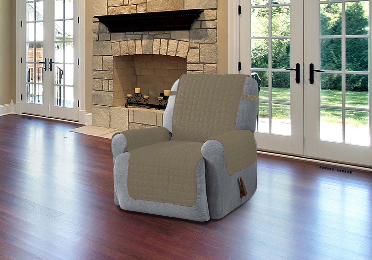 Quilted Microfiber Pet Dog Couch Sofa Furniture Protector Cover w// Tucks /& Strap