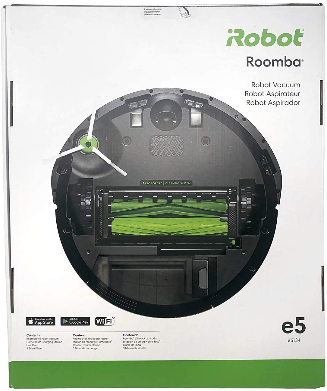 iRobot Roomba e5 5134 Wi-Fi Connected Robot Vacuum | Brand New | Walmart  Canada