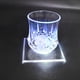 thumbnail image 5 of Posavasos con pegatina para botella, 2 posavasos cuadrados con luz brillante y colorido LED, posavasos con luz LED elaborados con cuidado, 5 of 8