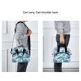 thumbnail image 6 of Insulated Crossbody Lunch Bag 10L Lunch Tote with Adjustable Shoulder Strap for Work Office Picnic Marine Organismsd, 6 of 6