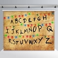 thumbnail image 3 of PHOTURT Stranger Things Party Backdrop Birthday Christmas Decoration Background Lights Alphabet Vinyl Photography Booth Props, 3 of 5
