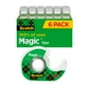 Scotch Magic Tape, Invisible, 6 Tape Rolls With Dispensers