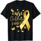 thumbnail image 1 of Playera para Mujer con Lazo Dorado: Apoya la Lucha Contra el Cáncer Infantil, 1 of 5