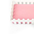 thumbnail image 2 of Plataforma deslizante para casa de hámster, lavable, desmontable, fácil de instalar, plataforma de cerca blanca para hámster de PVC, fondo rosa, 2 of 5