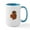 White/Blue Inside, variant on CafePress - Fabric Applique Squirrel Mugs - 15 oz Ceramic Large White Novelty Mug