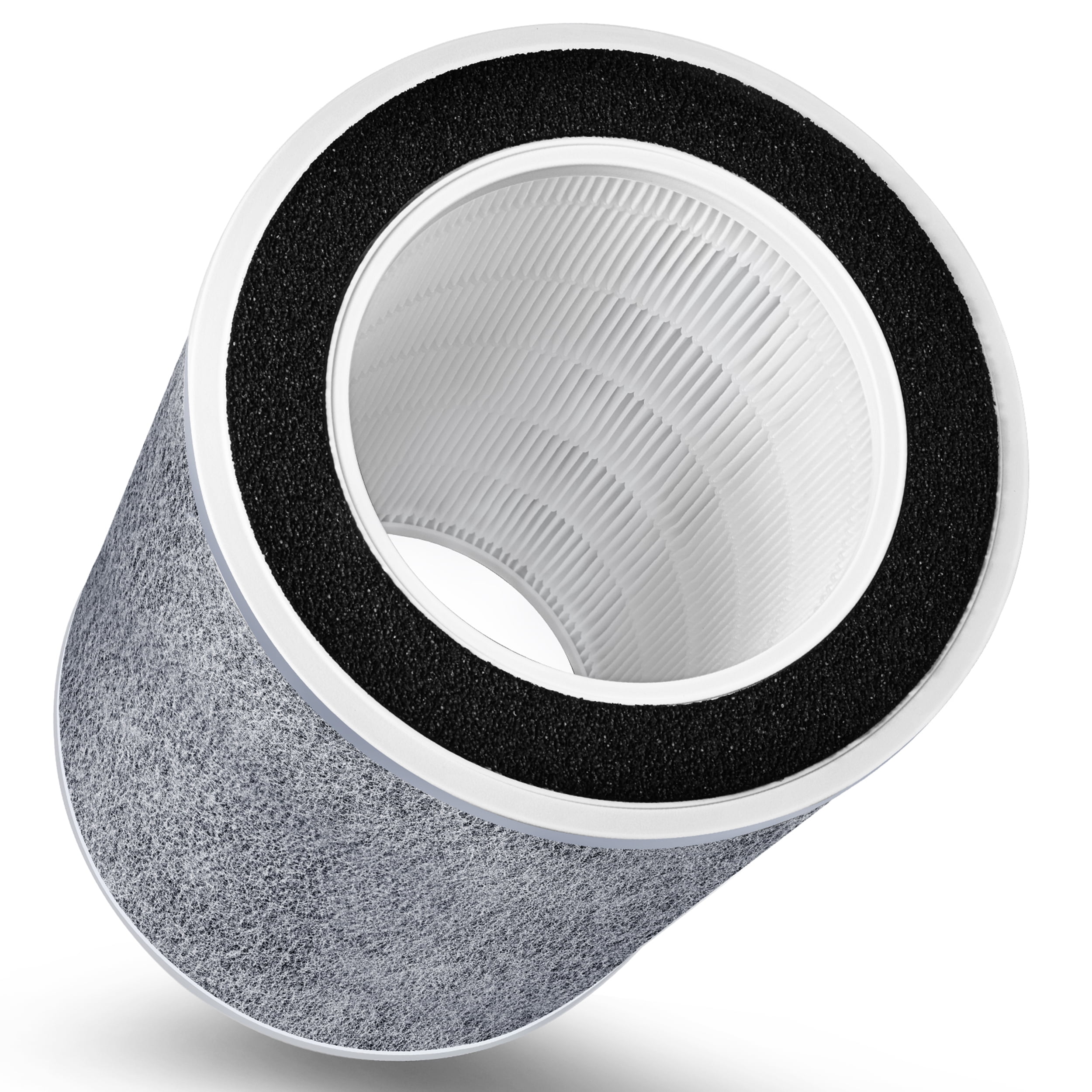 1 Pack HP201 HP202 Replacement Filter for Shark Air Purifier MAX, Compatible with Shark Clean Sense Air Purifiers HP200 HP232 True HEPA Filters, HE2FKPRO, Grey