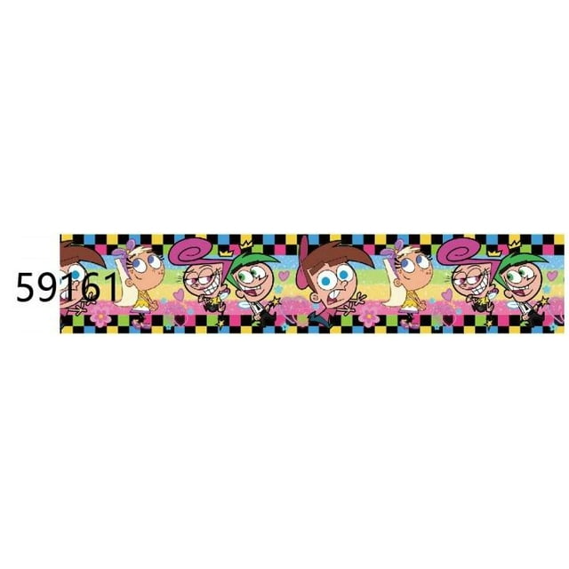 10yards Anime Cartoon Grosgrain Ribbon for Sewing Accessories DIY Craft Materials Bows Decoration Jiayi