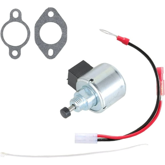 PET-U 12-757-09 Carburetor Fuel Solenoid Replacement for Kohler 12-757-33 S 12-435-02-S CV12.5 CH11 CH13 CH15 CH16 CV14 CV15 CV16 CV450 CV460 CV490 STX38 LX255 AM128242 AM128816 Engine