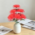 thumbnail image 6 of Simulation Chrysanthemum Sacrificial Flowers, Colorful Artificial Mourning Flowers for Memorial Service Graveside Decor, 6 of 7