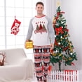 thumbnail image 2 of Odeerbi Christmas Pajamas For Family Matching Outfits Warm Set Printed Home Wear Two-piece Dad Set, 2 of 8