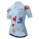thumbnail image 2 of 2022 Jersey de ciclismo para mujer, camiseta de bicicleta de montaña, carretera, MTB, con bolsillos superiores, camisa de bicicleta de manga corta, ropa de carreras para mujer, ropa de verano, 2 of 5