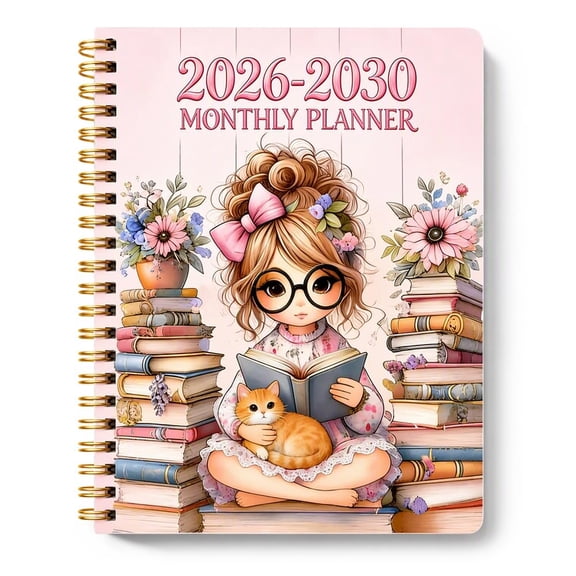 2026-2030 Monthly Planner, 5-Year Calendar Organizer with Monthly Tabs