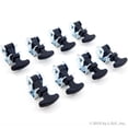 thumbnail image 2 of Red Hound Auto 8 Pack Rubber Hood Hold-Down Kit 2.5 inch Mini Easy Grip Draw Latch Zinc Plated Steel Brackets Hardware Replacement 2 1/2 Compartment Luggage Battery Box Tiedown LP Bottle Cover, 2 of 6