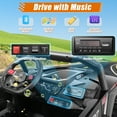thumbnail image 5 of Farmdex 24 Volt 2 Seater Ride on Toys for Kids, Powered Ride on Cars with Remote Control, Electric UTV Car for 3-8 Boys Girls Gift w/ Bluetooth, LED Light, Music, Black, 5 of 11