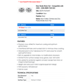 thumbnail image 2 of Rear Brake Rotor Set - Compatible with 2005 - 2006 BMW 760i E65, 2 of 2