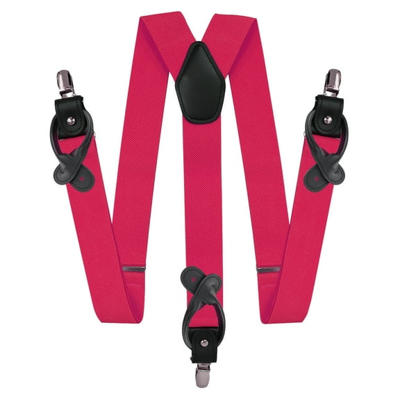 Vittorio Farina Men's Vibrant Colorful Convertible Suspender