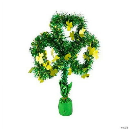 Shamrock Foil Centerpieces, St. Patrick's Day, Party Decor, 3 Pieces