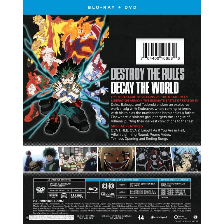 Atsu on X: My Hero Academia 5th Season Blu-ray & DVD Vol.3