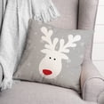 thumbnail image 3 of Creative Products Cute White Deer 16 x 16 Spun Poly Pillow, 3 of 3