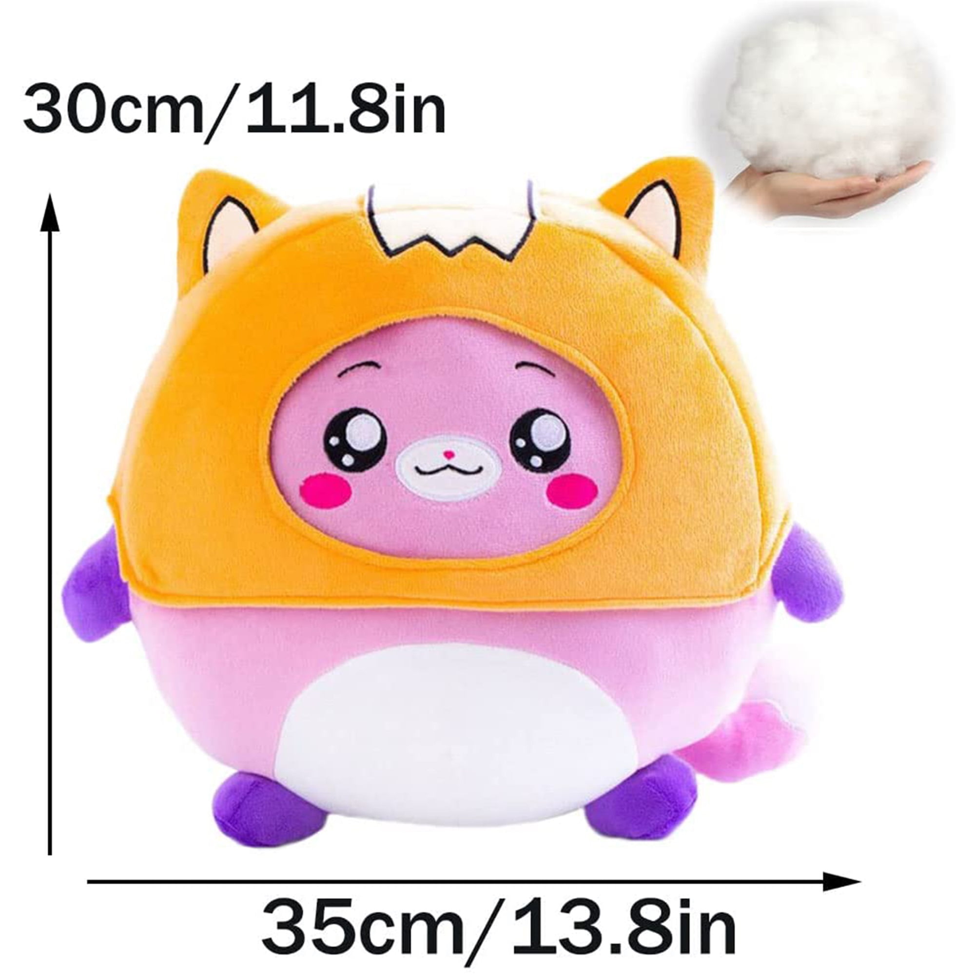 Simulation 3D Print Fox Cat Plush Throw Pillow Toy Cartoon Stuffed Animals  Raccoon Plushies Doll Cushion Anime Soft Kids Toys