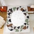 thumbnail image 5 of jejeloiu Wild Mallard Duck Twin Sheet Sets,Gray Green Brown Bedding For Kids 3-Piece, 5 of 7