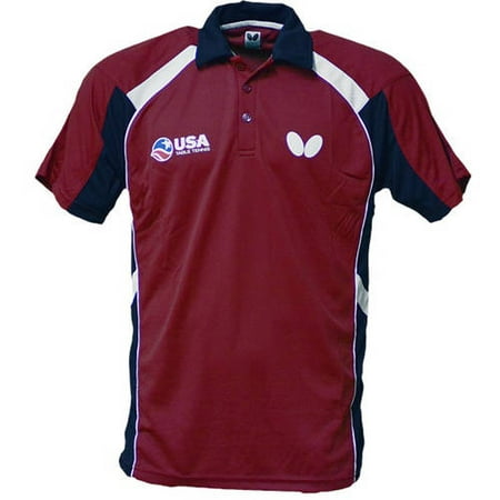 Butterfly USA Table Tennis Team Shirt Extra Small, (Top 10 Best Ping Pong Rackets)