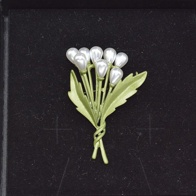 Broche de Ginkgo con Hoja de Metal de Moda, Alfileres , Hebilla de Bufanda para Cumpleaños de Mujer - Salvador alfiler de hebilla de bufanda
