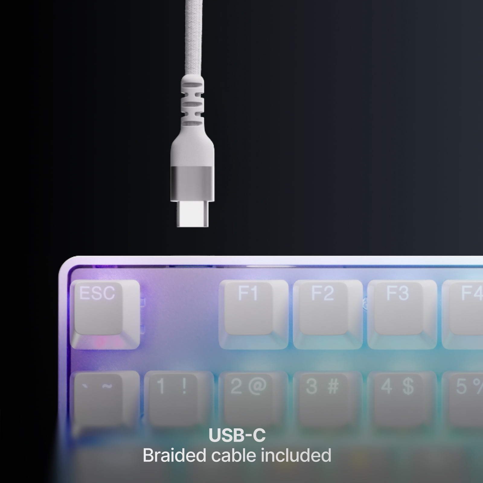 SteelSeries Apex Pro TKL Gen 3 White OmniPoint 3.0 Switches 