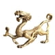 thumbnail image 2 of Adornos de estatua de latón Feng Shui, regalo de inauguración de la casa en miniatura, escultura china Dragón azul, 2 of 9