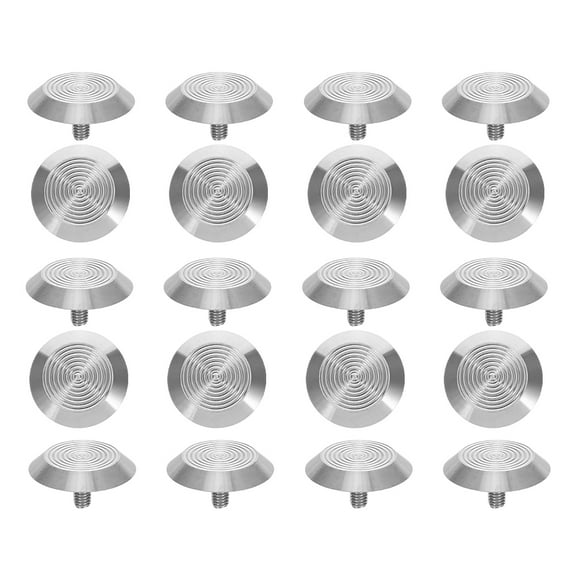 Raindrops 20Pcs Stainless Steel Tactile Paving Nails with Pineapple Texture for Secure Blind Sidewalk Navigation